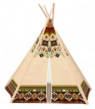 Dětské tepee design hnědý - Dětské tepee design hnědý