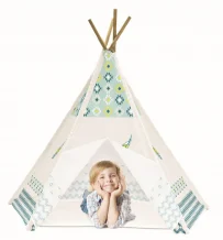 Dětské tepee design tyrkys