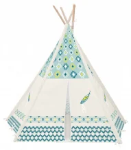 Dětské tepee design tyrkys