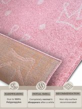 Dětský koberec Adventures 105947 Rose