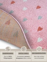 Dětský koberec Adventures 105951 Rose kruh