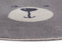 Dětský koberec Adventures 105964 Cream Grey kruh