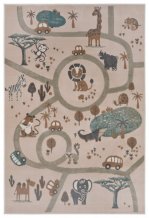 Dětský koberec Adventures 105972 Cream Brown Grey