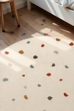 Dětský koberec Adventures 106210 Cream Multicolor kruh