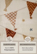 Dětský koberec Adventures 106211 Cream Multicolor