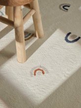 Dětský koberec Adventures 106414 Cream Multicolor kruh