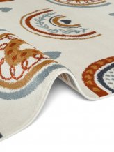 Dětský koberec Adventures 106415 Cream Multicolor kruh