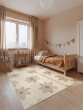 Dětský koberec Adventures 106417 Cream Beige
