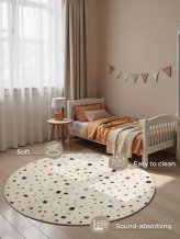 Dětský koberec Adventures 106419 Cream Multicolor kruh