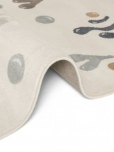Dětský koberec Adventures 106421 Cream Multicolor kruh