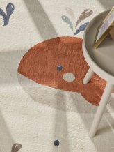 Dětský koberec Adventures 106421 Cream Multicolor kruh