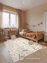 Dětský koberec Adventures 106422 Cream Multicolor