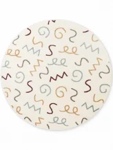 Dětský koberec Adventures 106422 Cream Multicolor kruh