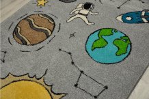 Dětský koberec Cosmic šedý