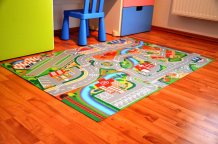 Dětský koberec Hrací koberec Město  s letištěm 1001062