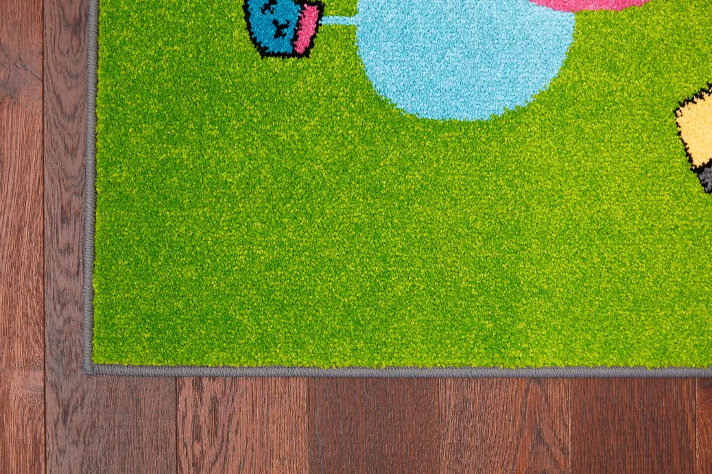 Dětský koberec Iwo zelený