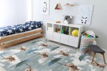 Dětský koberec Teddies mint