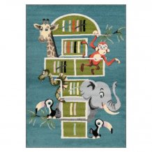 Dětský koberec Tom azure