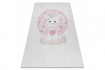Dětský kusový koberec Bambino 1128 Unicorn cream