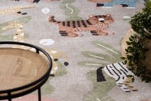 Dětský kusový koberec Fun Africa beige
