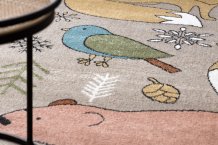Dětský kusový koberec Fun Forester beige
