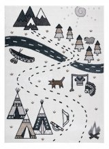 Dětský kusový koberec Fun Indian cream