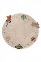 Dětský kusový koberec Interstellar Journey kruh