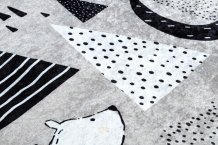 Dětský kusový koberec Junior 51974.802 Bears grey