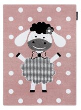 Dětský kusový koberec Petit Dolly sheep pink