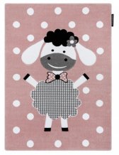 Dětský kusový koberec Petit Dolly sheep pink