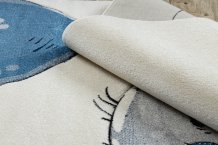 Dětský kusový koberec Petit E1593 Teddy bear cream