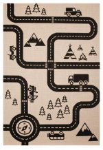 Dětský kusový koberec Vini 103024 Road Map Charly 120x170 cm
