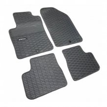 Gumové autokoberce Citroen C3 2002-2009 (šedé, šedá lemovka) HTA