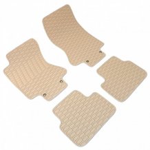 Gumové autokoberce Citroen C6 2005-2012 (béžové) HTA