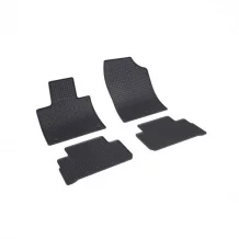 Gumové autokoberce Hyundai Santa Fe 2020-2023 (rozteč fixací 34,5cm) RIG