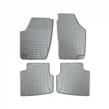 Gumové autokoberce Škoda Roomster 2006-2015 (šedé) ZPV