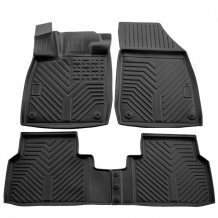 Gumové autokoberce Volkswagen ID.4 2020- (výřezy pro větrání baterie) STI