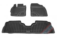 Gumové koberce Toyota Prius Plus 2011-2021 - 28 mm okraj