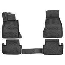 Gumové koberečky BMW 5 2010-2013 (F11, combi) - Novline 28 mm okraj