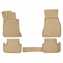 Gumové koberečky BMW 5 2010-2017 (F11, combi) - Novline 28 mm okraj