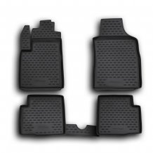Gumové koberečky Fiat 500 2007-2024 - Novline 28 mm okraj