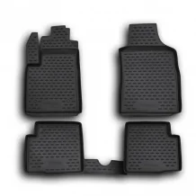 Gumové koberečky Fiat 500 2007-2024 - Novline 28 mm okraj