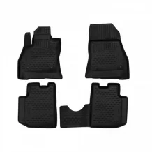 Gumové koberečky Fiat 500L 2012-2022 - Novline 28 mm okraj