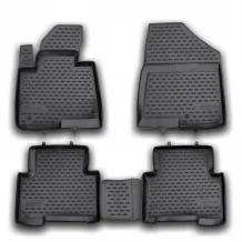 Gumové koberečky Hyundai Santa Fe 2012-2018 - Novline 28 mm okraj