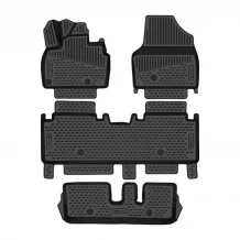 Gumové koberečky Kia EV9 2023- (7 míst) - Novline 28 mm okraj
