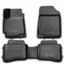 Gumové koberečky Kia Rio 2011-2017 - Novline 28 mm okraj