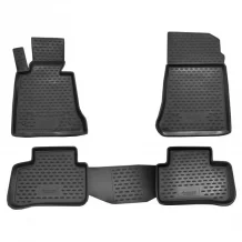Gumové koberečky Mercedes GLK-Class  2008-2015 (X204) - Novline 28 mm okraj