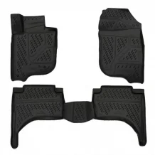Gumové koberečky Mitsubishi L200 2015-2023 - Novline 28 mm okraj