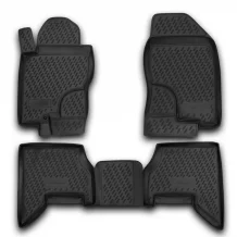 Gumové koberečky Nissan Pathfinder 2005-2012 - Novline 28 mm okraj