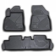 Gumové koberečky Peugeot 3008 2009-2016 - Novline 28 mm okraj